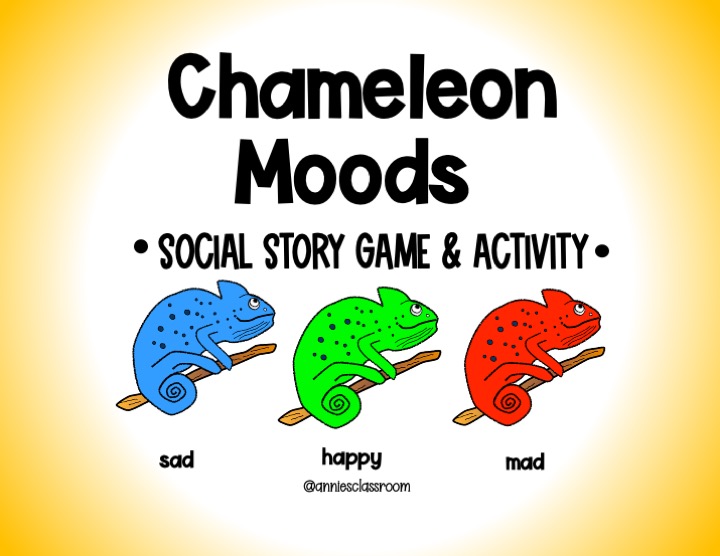 Chameleon Moods- Social Emotional Learning Game- Emotions- Color ...